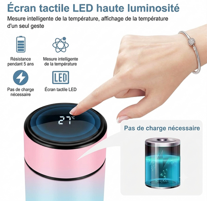 Gourde Intelligente avec Ecran Digital